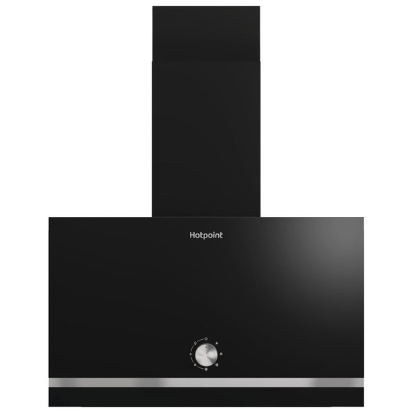 Hotpoint PHVP62FLMK 60cm Chimney Cooker Hood - Black Product Image