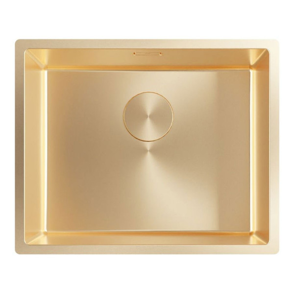 Abode AW5161 Koto Single Bowl PVD Inset / Undermount Sink - Brass Product Image