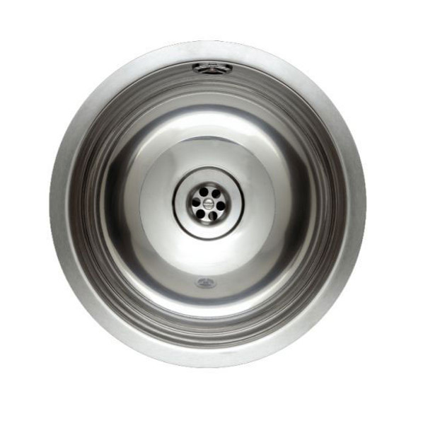 Reginox RIO Single Bowl Stainless Steel Kitchen Sink - Stainless Steel Product Image