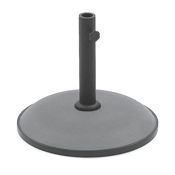 SunTime GF00615 15kg Concrete Grey Parasol Base - Grey Product Image
