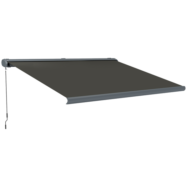 Outsunny 4 x 3m Full Cassette Aluminium Frame Electric Awning