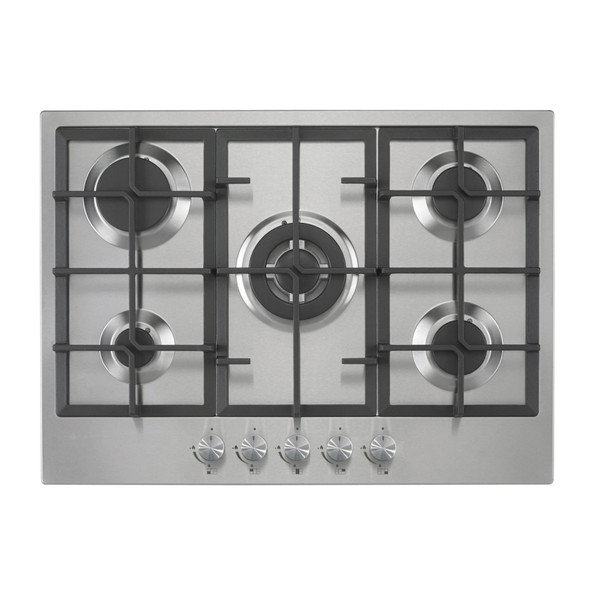 Lifestyle LSGH70CSS 70cm 5 Burner Gas Hob - Stainless Steel Product Image