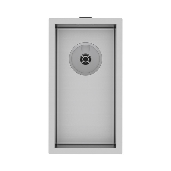 Perrin & Rowe 2620SS 200mm Undermount Stainless Steel Sink - Stainless Steel Product Image