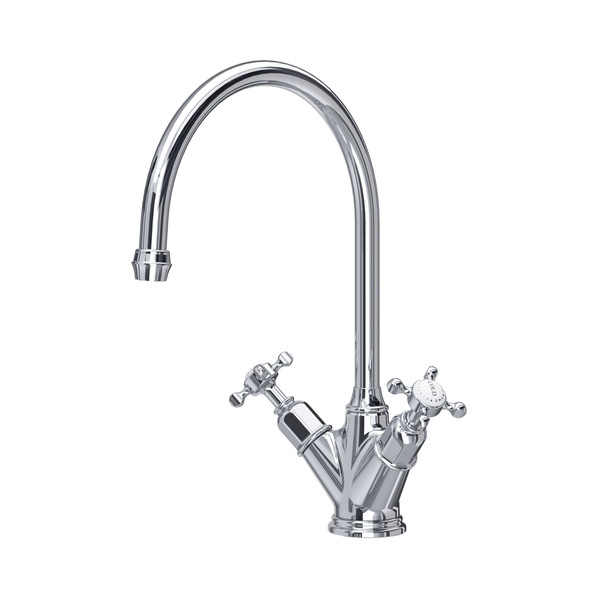 Perrin & Rowe 4385CP Phoenician Mono Sink Mixer Dual Crosshead - Chrome Product Image