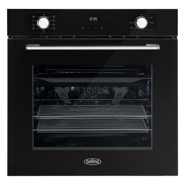 Belling BI603MFCBLK 444411400 Built In 60cm Multi Function Single Oven with Cataylic Liners - Black
