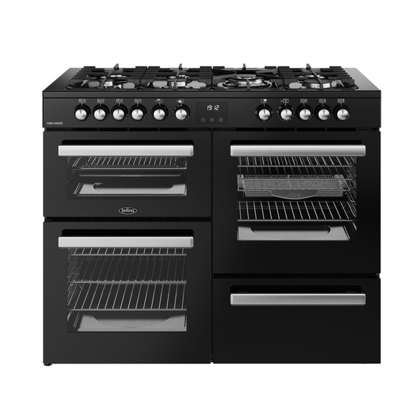 Belling CCRCA110DF-BK 444411805 Cookcentre 110cm Dual Fuel Range Cooker - Black Product Image