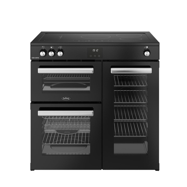 Belling CCRCA90EI-BK 444411795 Cookcentre 90cm Induction Range Cooker - Black Product Image