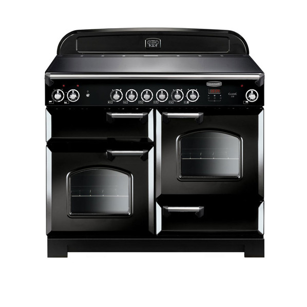 Rangemaster CLA110ECBL/C Classic 110 Ceramic Range Cooker - Black Product Image
