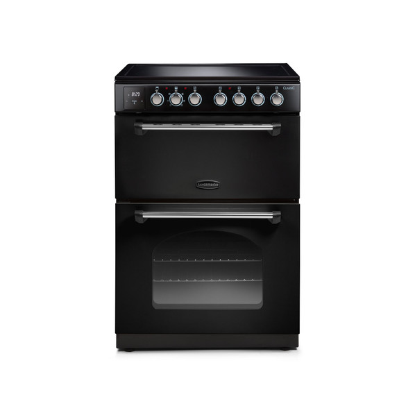 Rangemaster CLA60ECBL/C Classic 60 Ceramic Freestanding Cooker - Black Product Image