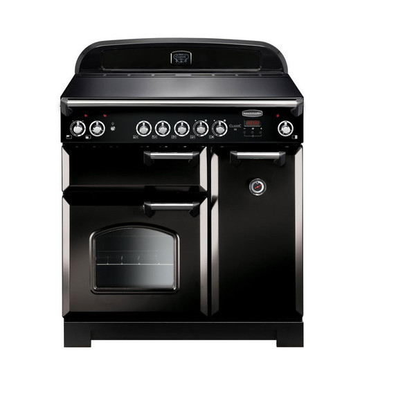 Rangemaster CLA90ECBL/C Classic 90 Ceramic Range Cooker - Black Product Image