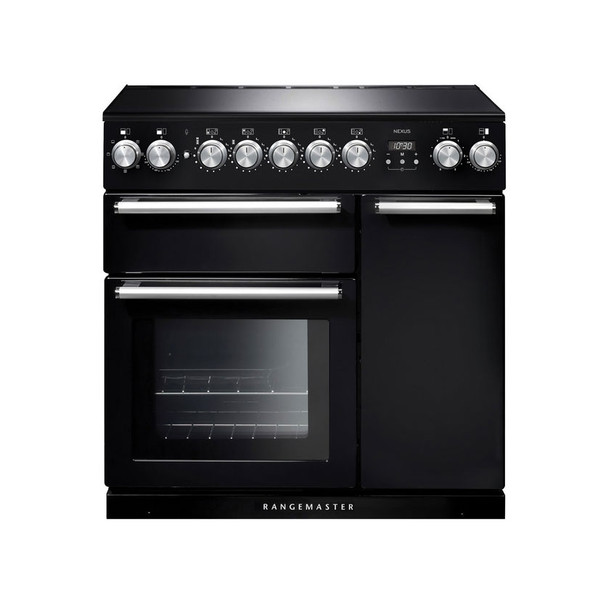 Rangemaster NEX90EIBL/C Nexus 90 Induction Range Cooker - Black Product Image