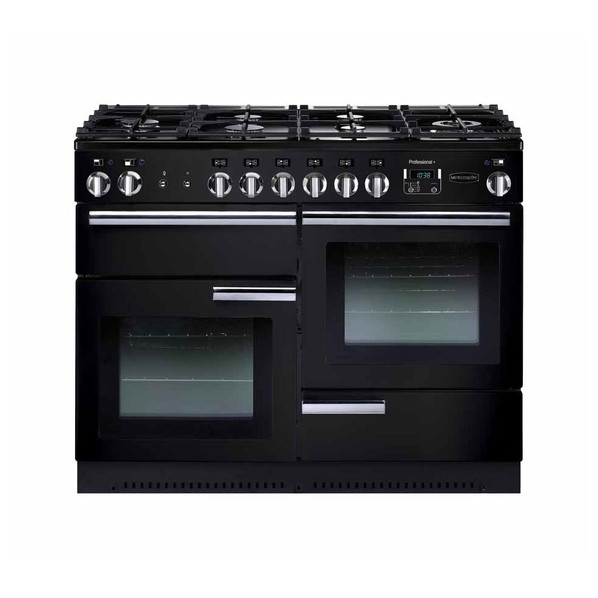 Rangemaster PROP110DFFGB/C Professional Plus 110 Dual Fuel Range Cooker - Black Product Image