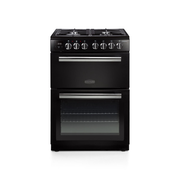 Rangemaster PROPL60DFFBL/C Professional Plus 60 Dual Fuel Freestanding Cooker - Black Product Image