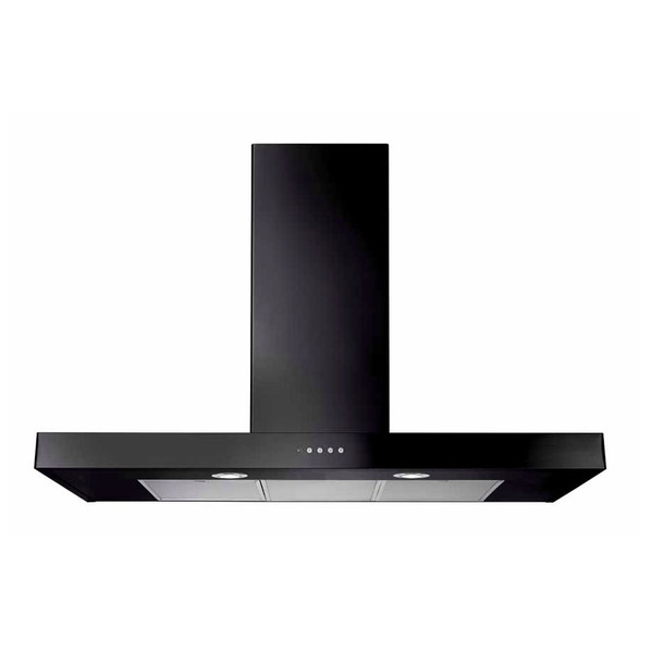 Rangemaster UNBHDS90BL/ 90cm Flat Cooker Hood - Black Product Image