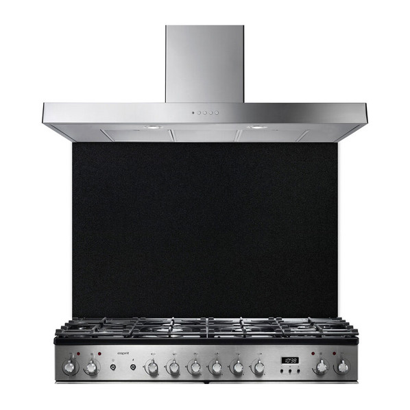 Rangemaster UNBSP110BL/ 110cm Splashback - Black Product Image
