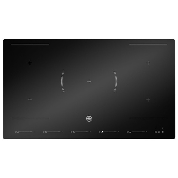 Bertazzoni P905I2M30NVS 90cm Modern Series 5 Burner Induction Hob with Flexi Zones - Black Product I
