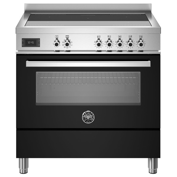 Bertazzoni PRO95I1ENET 90cm Professional Induction Range Cooker - Black Product Image