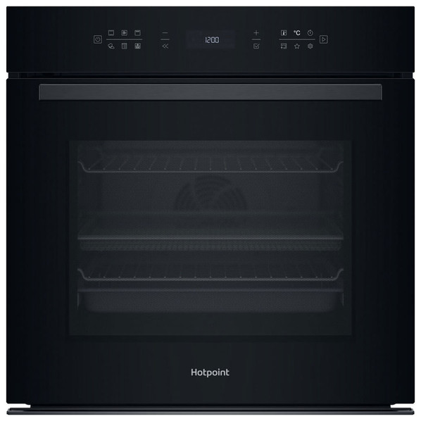 Hotpoint HOI68PT1SBUK Built In 60cm Pyrolytic Single Oven with ActiveMultiflow and Air Fry - Black P