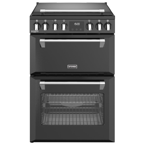 Stoves 444411847 Richmond Deluxe 60Ei RTY 60cm Induction Double Oven Cooker - Black Product Image