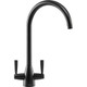 Franke, 115.0659.348, Dual Lever Kitchen Tap in Matt Black Main Image