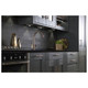 Abode Coniq R dual lever tap in Polished Copper in a dark kitchen