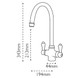 Carron Phoenix Traditional Kitchen Tap Specification