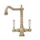 Caple, HAD/AB, Hadley Dual Lever Traditional Tap in Antique Brass Main Image