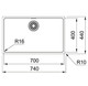 Franke, MARIS, MRX210-70, dimensions
