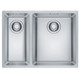 Franke, MARIS, MRX260 34-19 Stainless Steel Sink with left hand small bowl