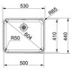 Franke LAX 110 50 41 Sink dimensions
