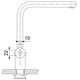 Franke, ATLAS SENSOR, Single Lever Kitchen Tap Technical Drawing 1