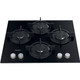 Hotpoint HGS61SBK 60cm 4 Burner Gas on Glass Hob - Black Main Image