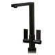 iivela ELVO/BK Dual Lever Kitchen Tap - Black 7148 Main Image