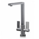 iivela ELVO/BN Dual Lever Kitchen Tap - Brushed Nickel 7147 Main Image