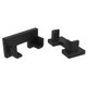 Sensio SE982080 Fino Surface Mounted Profile End Caps (2 pack) Black - Black Main Image