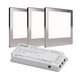 Sensio SE11095T3 Horizon TrioTone Colour Selectable Under Cabinet 3 Light Kit Stainless Steel - Trio