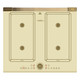 Kaiser KCT6745FIElfAD Art Deco 59cm Free Zone Induction Hob - Ivory Main Image