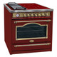 Kaiser HC93655IRotEm Empire 90cm Electric Induction Range - Bordeaux Red Main Image