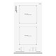 Kaiser KCT3726FIW Grand Chef 28.8cm Domino Induction Hob - White Main Image