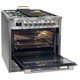 Kaiser HGE93505R Range Cooker Open Door
