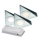 Sensio SE21000K3 Bermuda Under Cabinet Spot Lighting 3 Light Kit incl. Driver TrioTone - TrioTone Ma