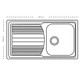 Carron Phoenix LOGICA 100 Sink Dimensions