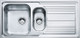 Carron Phoenix LOGICA150 Logica 150 1.5 Bowl Inset Kitchen Sink - Stainless Steel Main Image