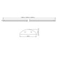Sensio SE10655C0 VIVA 3 Strip Light Dimension