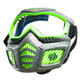 Gel Blaster ELITE FACEMASK Adjustable Breathable Full Face Safety Mask - Grey & Green Main Image
