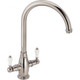 Franke GLOR/CLA/DUAL/PN Gloriana Classic Dual Lever Kitchen Tap - Polished Nickel Product Image