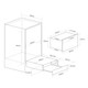 Caple, WD140, 14cm Sense Warming Drawer Technical Drawing