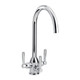 Carron Phoenix 120.0193.061 Dante Tri-Pure Triple Handle Filtered Kitchen Tap - Chrome Main Image