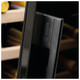 Caple HANDLE7BK Square Wine Cabinet Handle on a refrigerator door