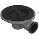 Franke 112.0657.946 Manual Waste Kit Set for 1 Bowl Sinks - Matt Black Product Image